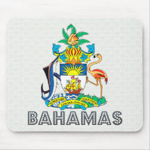 Bahamas Coat of Arms Mouse Pads