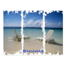 Bahamas Distressed Postcard
