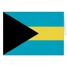 Bahamas Flag Card