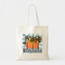 Bahamas Islands Beaches Canvas Bags