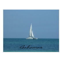 bahamas sail post card