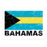 Bahamas Vintage Flag Postcards