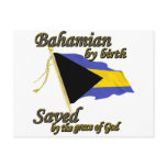 Bahamian by birth saved by the grace of God Postcard