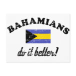 Bahamian do it better postcard