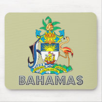 Bahamian Emblem Mouse Pad