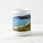 Baie de Hanauma, vue de Honolulu, Oahu, Hawaï Tasse