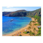 Baie profonde de Hanauma, Honolulu, Oahu Carte Postale