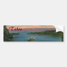 Baie verte - adhésif pour pare-chocs du lac Tahoe Adhésifs Pour Voiture