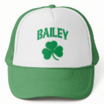 Bailey Irish Shamrock t shirt Trucker Hat