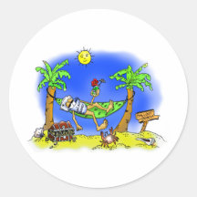 Bailout Beach Sticker