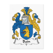 Bain Family Crest Post Card