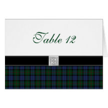 Baird Tartan Special Occasion Table Card