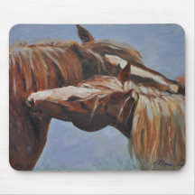 Baiser de cheval tapis de souris
