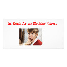 Baisers d'anniversaire cartes avec photo
