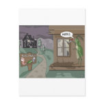 Baits Motel Funny Fishing Cartoon Gifts & Tees Post Card