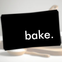 bake. business cards