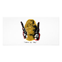 bake my day-gold customized photo card