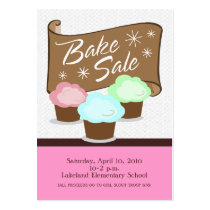 Bake Sale Event Card Business Card Template