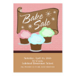 Bake Sale Event Card Business Card Templates