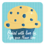 Baked with love by, Personalized Stickers