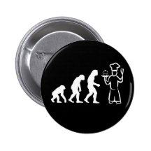 Baker Evolution Pinback Button