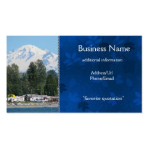 Baker From Birch Bay Business Card Template