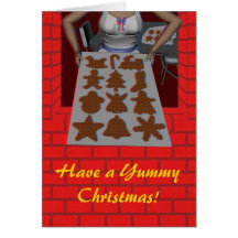 baker, Have a Yummy Christmas! Card
