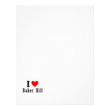 Baker Hill, Alabama City Design Customized Letterhead