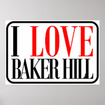 Baker Hill, Alabama City Design Posters