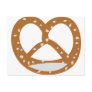 baker pretzel bakery logo symbol post cards