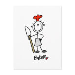 Baker with Scraper Tshirts and Gifts Post Card