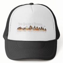 Bakers Dozen Basset Hound Puppies Mesh Hats