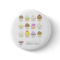 Baker's Dozen Pinback Buttons