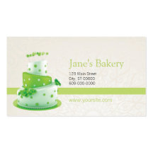 Bakery Business Card Green