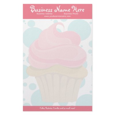 Bakery Cupcake Stationary by paper_robot