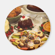 Bakery Items Fridge Magnet