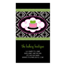 Bakery or Cake Shop Business Cards