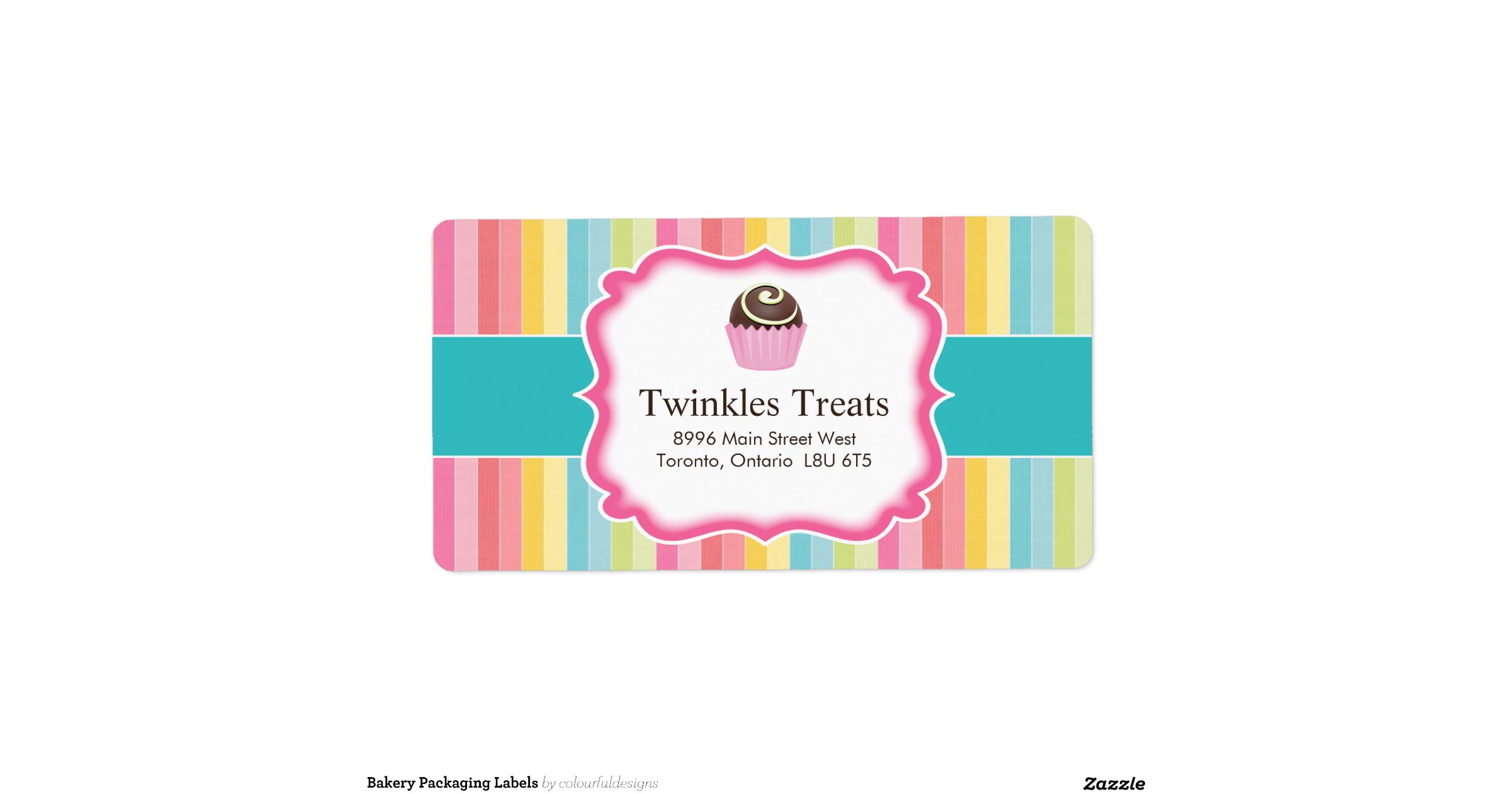 Bakery Packaging Labels Zazzle