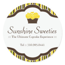 Bakery Packaging Labels Round Sticker
