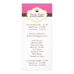 Bakery Price List Custom Rack Card