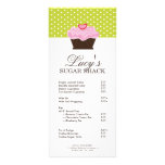 Bakery Price List Rack Card Design