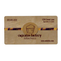 Bakery Professional Personalized Shipping Labels