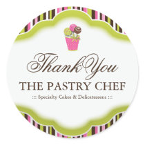 Bakery Thank You Stickers