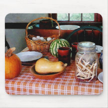 Baking a Squash and Pumpkin Pie Mouse Pads