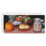 Baking a Squash and Pumpkin Pie Customized Rack Card