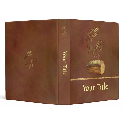 Baking Vinyl Binder by artogram