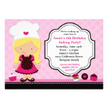 Baking Birthday Party Invitation