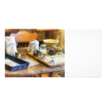 Baking Cookies Custom Photo Card