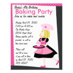 Baking Cutie Personalized Announcements