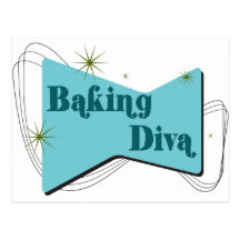 Baking Diva Postcard